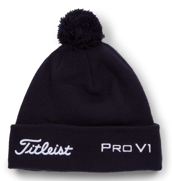 Titleist Tour Pom Pom zimní čepice, modrá