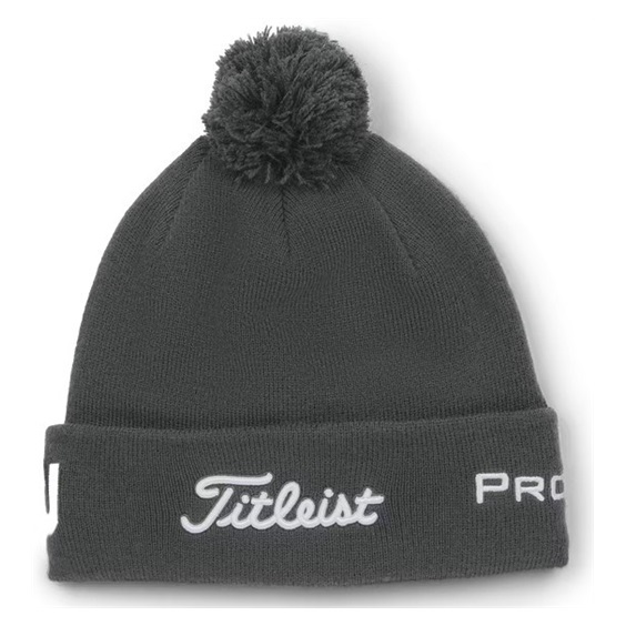 Titleist Tour Pom Pom zimní čepice, šedá