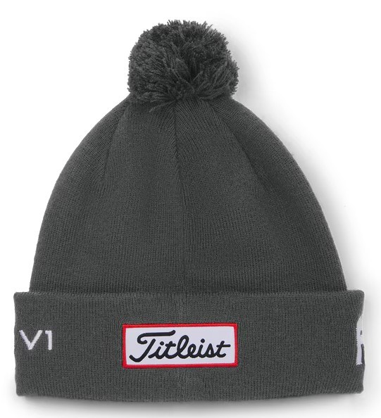 Titleist Tour Pom Pom zimní čepice, šedá