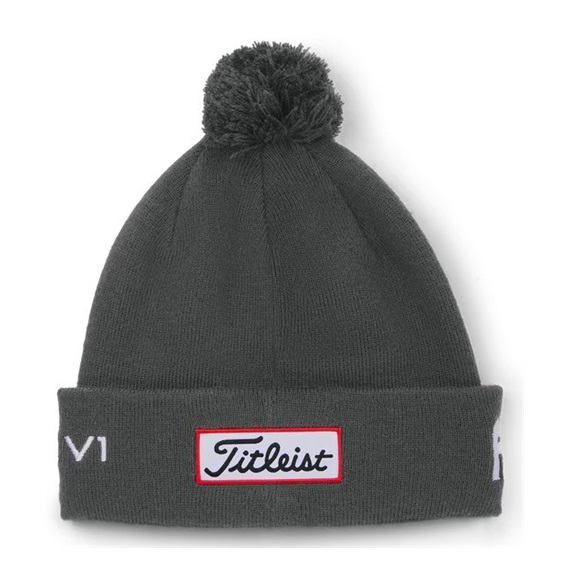 Titleist Tour Pom Pom zimní čepice, šedá