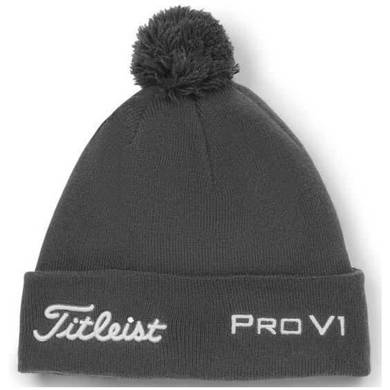 Titleist Tour Pom Pom zimní čepice, šedá