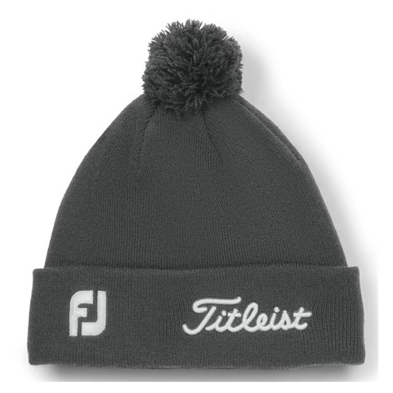 Titleist Tour Pom Pom zimní čepice, šedá