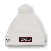 Titleist Tour Pom Pom zimní čepice, bílá