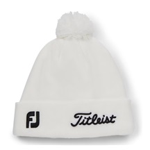 Titleist Tour Pom Pom zimní čepice, bílá