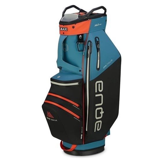 Big Max AQUA IPX.Tour cart bag, modro/černo/oranžový