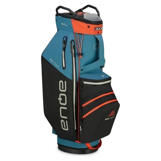 Big Max AQUA IPX.Tour cart bag, modro/černo/oranžový