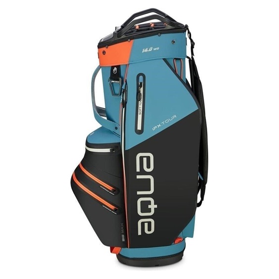 Big Max AQUA IPX.Tour cart bag, modro/černo/oranžový