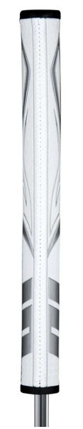 SuperStroke Zenergy Pistol GT 1.0 putter grip, bílo/stříbrný