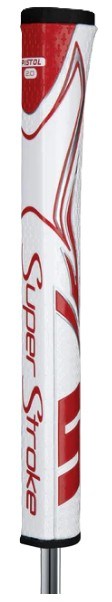 SuperStroke Zenergy Pistol GT 2.0 putter grip, bílo/červený