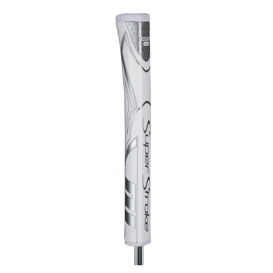 SuperStroke Zenergy Pistol GT 2.0 putter grip, bílo/stříbrný
