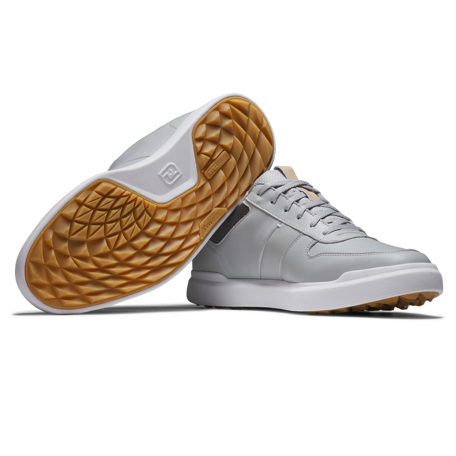 FootJoy Contour Casual pánské golfové boty, šedo/bílé