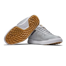FootJoy Contour Casual pánské golfové boty, šedo/bílé