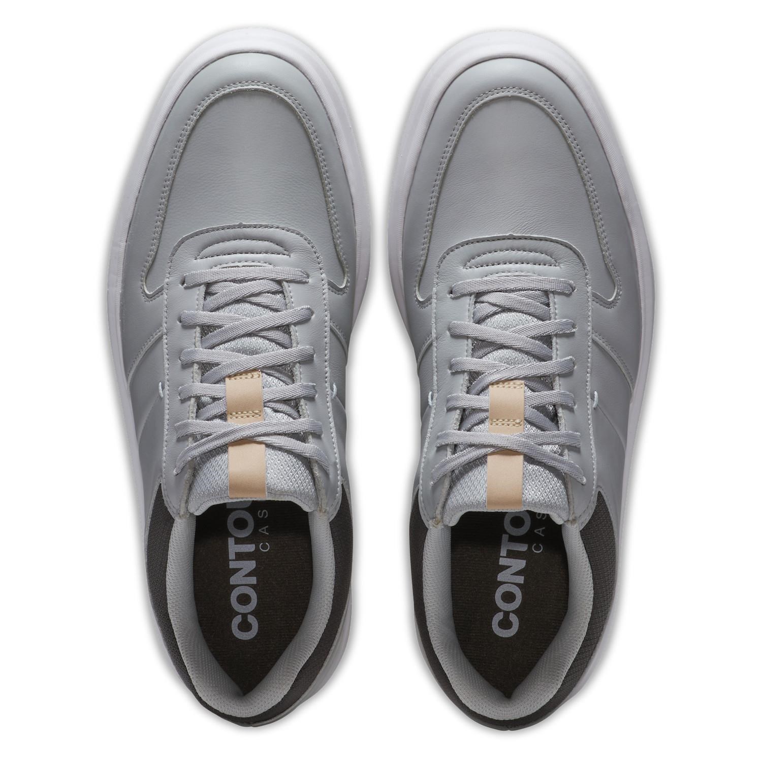 FootJoy Contour Casual pánské golfové boty, šedo/bílé