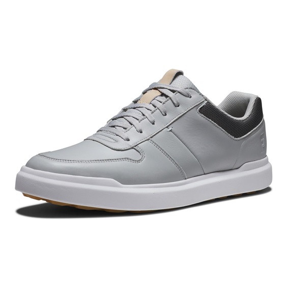 FootJoy Contour Casual pánské golfové boty, šedo/bílé