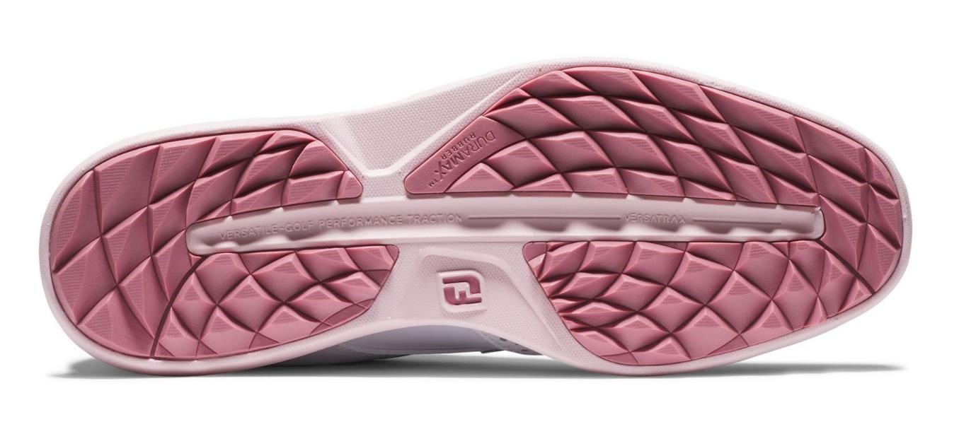 FootJoy Traditions Spikeless dámské golfové boty, bílo/růžové