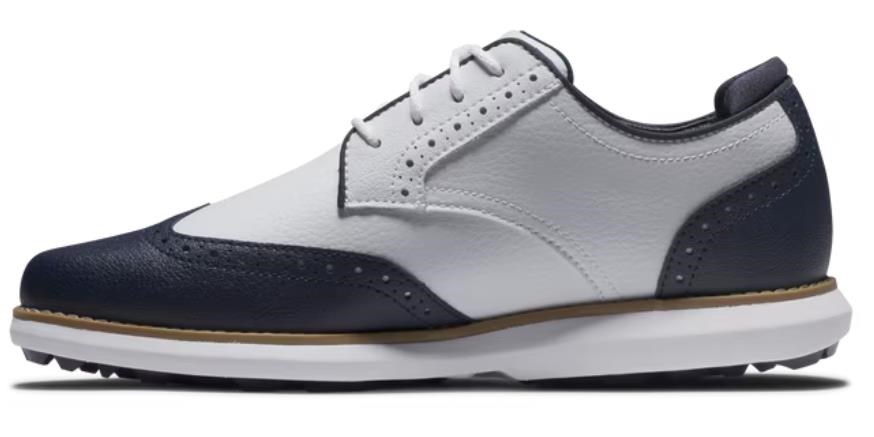 FootJoy Traditions Wing Tip dámské golfové boty, bílo/tmavě modré