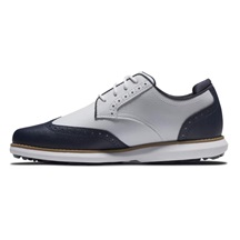 FootJoy Traditions Wing Tip dámské golfové boty, bílo/tmavě modré