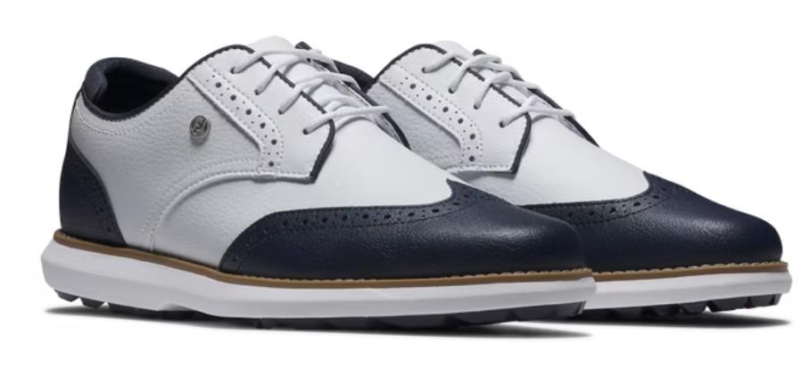 FootJoy Traditions Wing Tip dámské golfové boty, bílo/tmavě modré