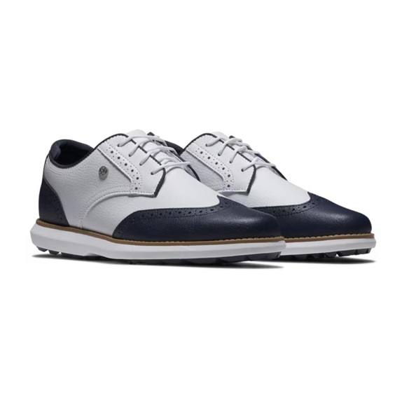FootJoy Traditions Wing Tip dámské golfové boty, bílo/tmavě modré