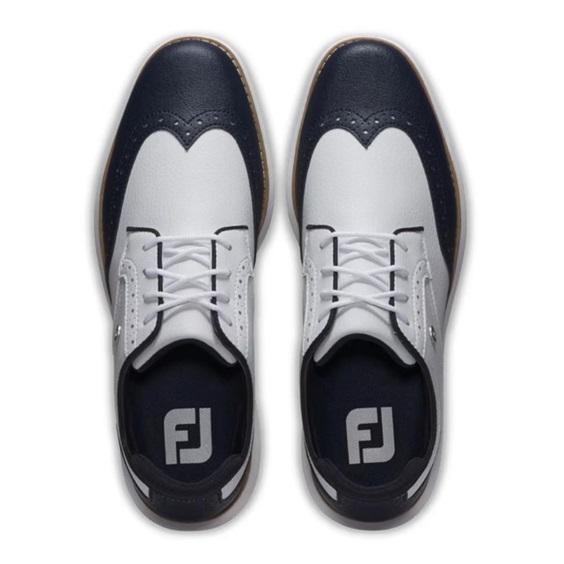 FootJoy Traditions Wing Tip dámské golfové boty, bílo/tmavě modré