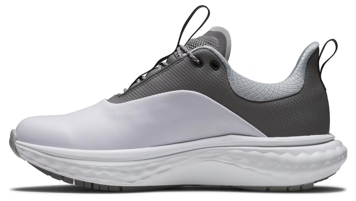 FootJoy Quantum Leather dámské golfové boty, bílo/šedé