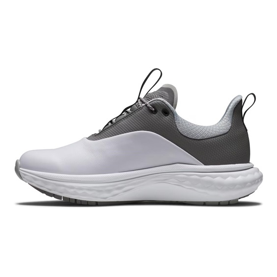 FootJoy Quantum Leather dámské golfové boty, bílo/šedé