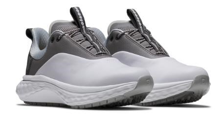 FootJoy Quantum Leather dámské golfové boty, bílo/šedé