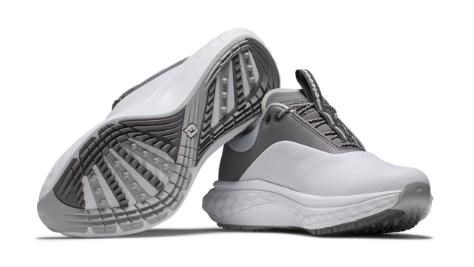 FootJoy Quantum Leather dámské golfové boty, bílo/šedé
