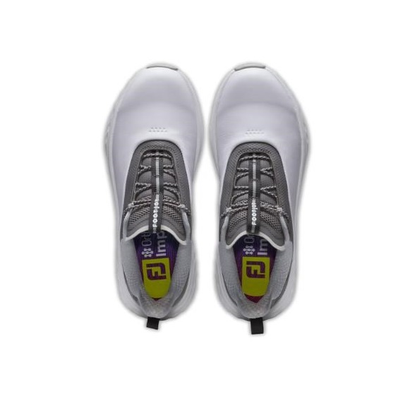 FootJoy Quantum Leather dámské golfové boty, bílo/šedé