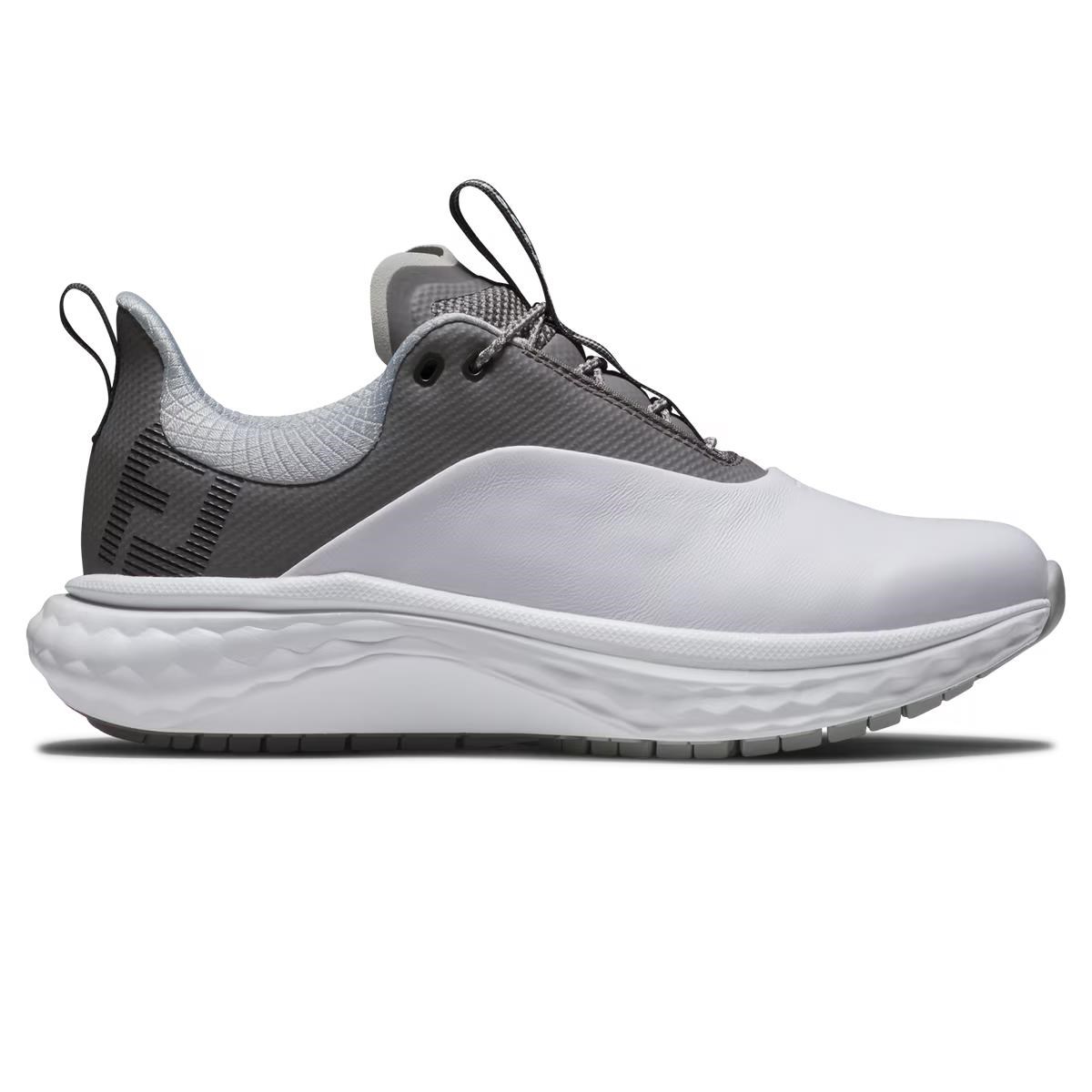 FootJoy Quantum Leather dámské golfové boty, bílo/šedé