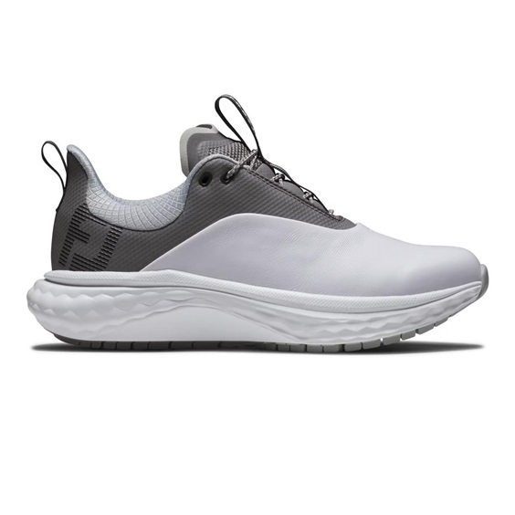 FootJoy Quantum Leather dámské golfové boty, bílo/šedé