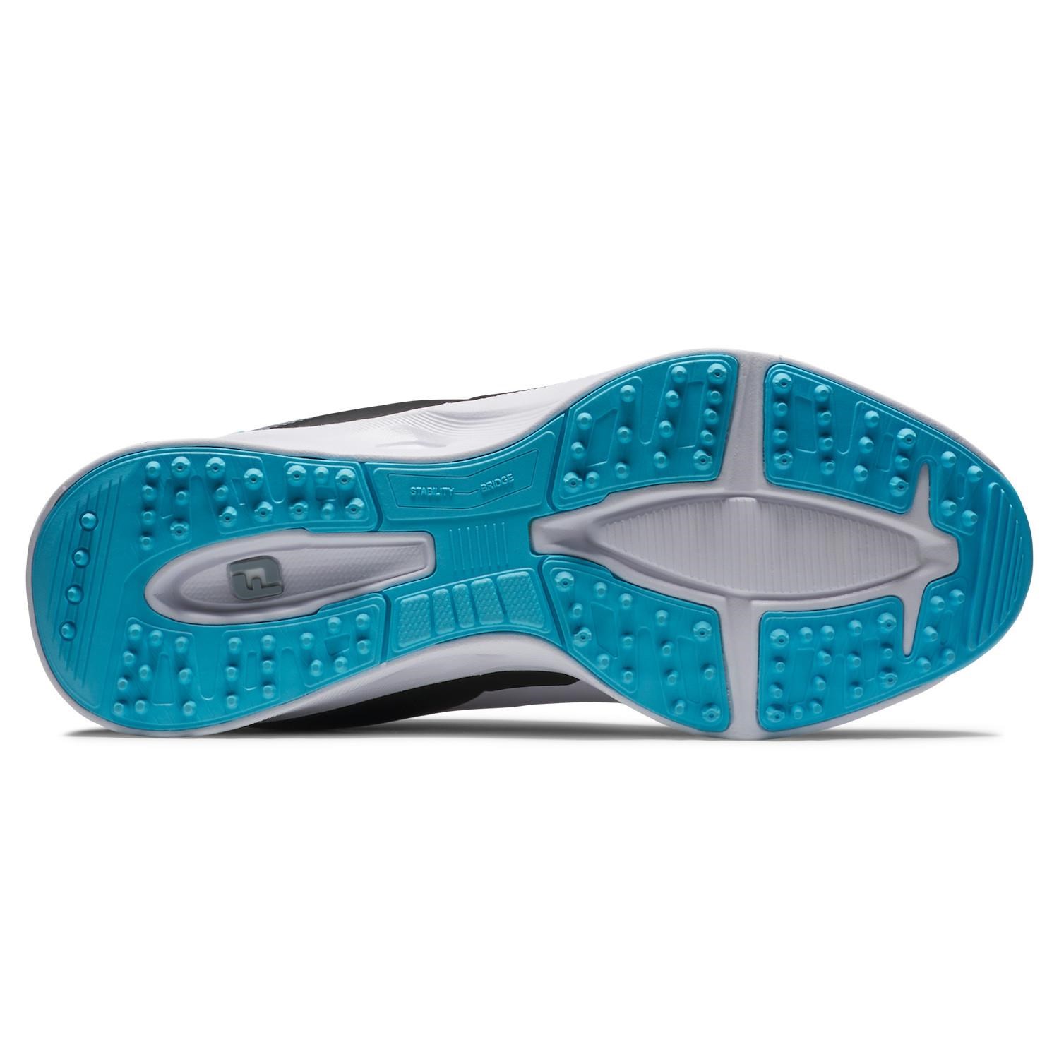 FootJoy Fuel Junior dětské golfové boty, bílo/černo/modré