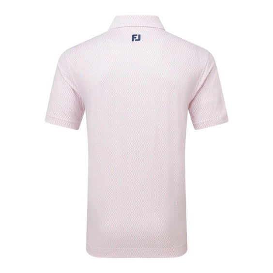 FootJoy Wiggle Print Lisle pánské polo, růžové