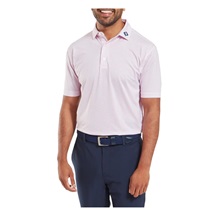FootJoy Wiggle Print Lisle pánské polo, růžové