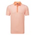 FootJoy Checker Print Lisle pánské polo, oranžové