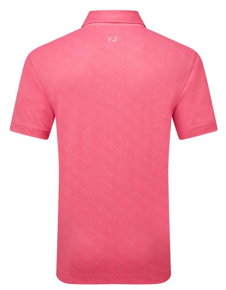 FootJoy Speckle Print Pique pánské polo, růžové