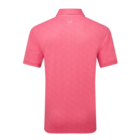FootJoy Speckle Print Pique pánské polo, růžové