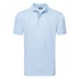 FootJoy Speckle Print Pique pánské polo, blue jay/white