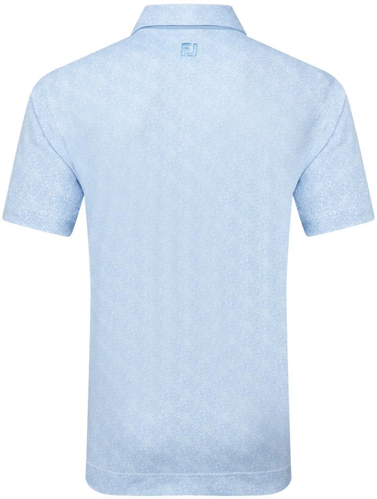 FootJoy Speckle Print Pique pánské polo, blue jay/white