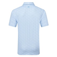 FootJoy Speckle Print Pique pánské polo, blue jay/white