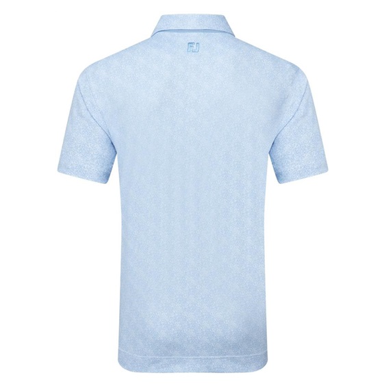 FootJoy Speckle Print Pique pánské polo, blue jay/white