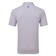 FootJoy Balance Stripe Lisle pánské polo, modro/bílo/růžové