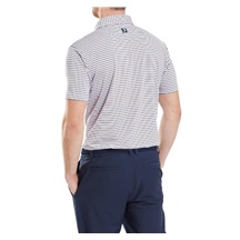 FootJoy Balance Stripe Lisle pánské polo, modro/bílo/růžové