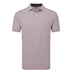 FootJoy Balance Stripe Lisle pánské polo, white/black/hibiscus/flint