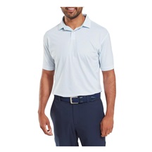 FootJoy Irongate Print Lisle pánské polo, white/skyway