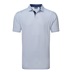 FootJoy Irongate Print Lisle pánské polo, bílo/tmavě modré