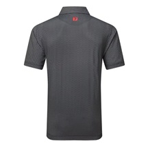 FootJoy Irongate Print Lisle pánské polo, černo/bílé