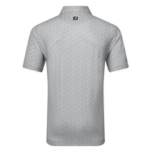 FootJoy Bounce Print Pique pánské polo, šedé