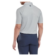 FootJoy Bounce Print Pique pánské polo, šedé