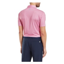 FootJoy Citrus Print Lisle pánské polo, růžové